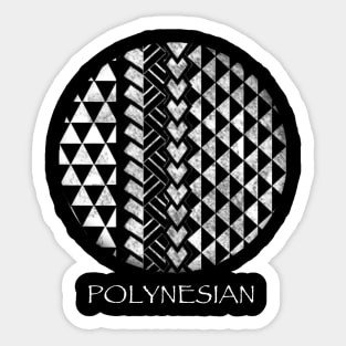 Polynesian Print 5 Sticker